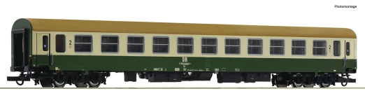 Roco 6200117 - H0 - Schnellzugwagen 2. Kl. Halberstadt Bme, DR, Ep. IV